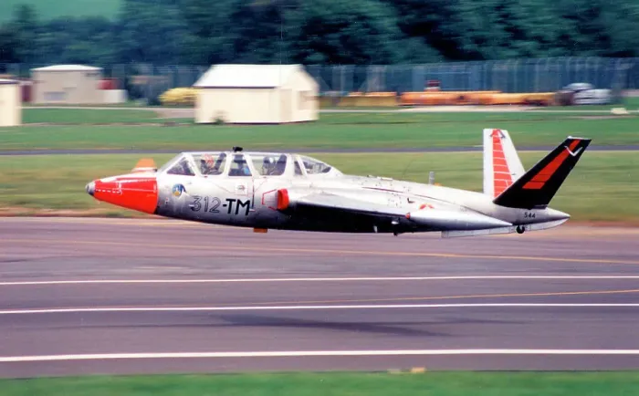 Framed Print : Fouga CM. 170 Magister 544 - 312-TM Framed Print : Fouga CM. 170 Magister 544 - 312-TM