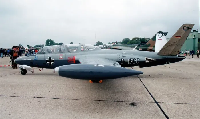 Framed Print : Fouga CM-170R Magister D-IFCC Framed Print : Fouga CM-170R Magister D-IFCC