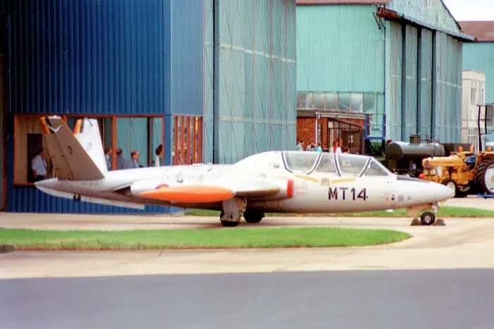 Framed Print : Fouga CM. 170R Magister MT14 Framed Print : Fouga CM. 170R Magister MT14
