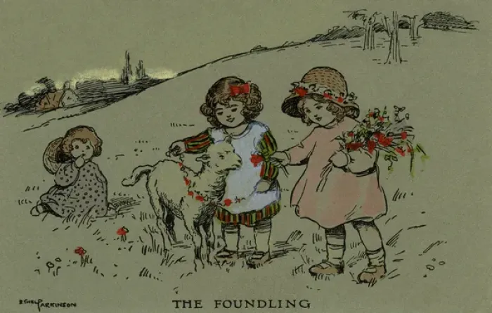 Framed Print : The foundling Framed Print : The foundling