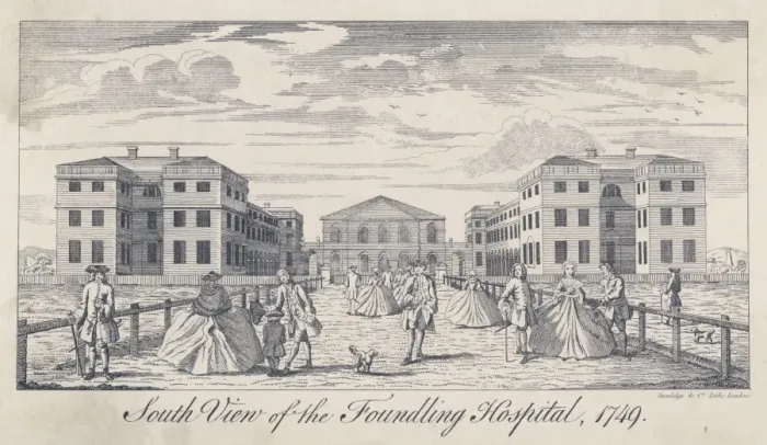 Framed Print : Foundling Hospital Framed Print : Foundling Hospital