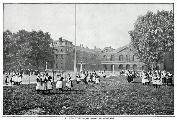 Foundling Hospital grounds 1900