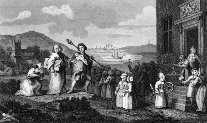 Framed Print : THE FOUNDLINGS (HOGARTH) Framed Print : THE FOUNDLINGS (HOGARTH)