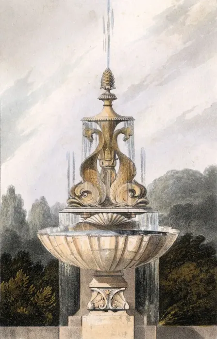 Framed Print : FOUNTAIN, 1820 Framed Print : FOUNTAIN, 1820