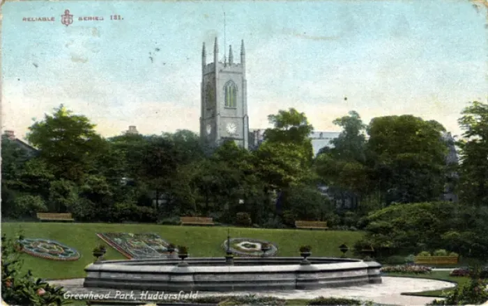 Framed Print : The Fountain, Greenhead Park, Yorkshire