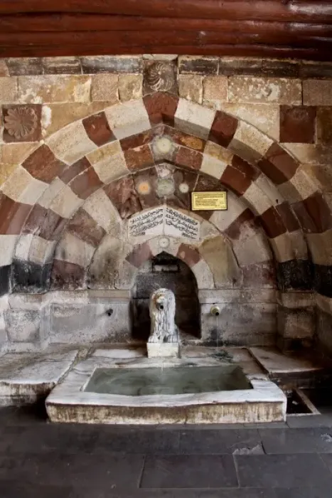 Framed Print : Fountain in Haji Bektash Veli Museum in Nevsehir Turkey Framed Print : Fountain in Haji Bektash Veli Museum in Nevsehir Turkey