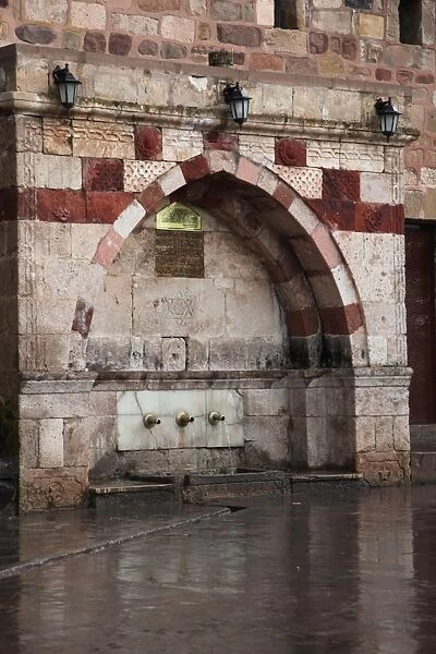 The fountain in Haji Bektash Veli Museum in Nevsehir Turkey