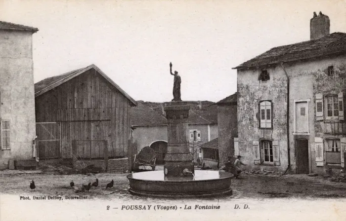 Framed Print : The Fountain, Poussay (Vosges), France Framed Print : The Fountain, Poussay (Vosges), France