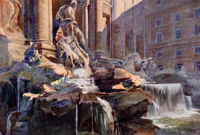 Framed Print : Fountain of Trevi / Rome Framed Print : Fountain of Trevi / Rome