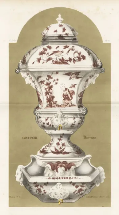 Framed Print : Fountain vase from Saint Omer Framed Print : Fountain vase from Saint Omer