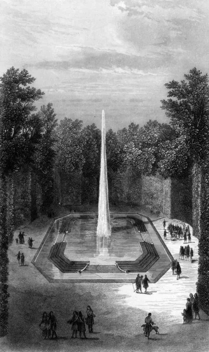 Framed Print : FOUNTAIN VERSAILLES 1695 Framed Print : FOUNTAIN VERSAILLES 1695