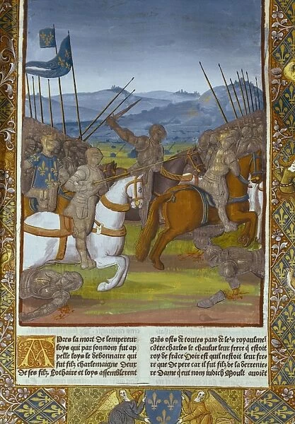 Fouquet, Jean (1420-1481). Grandes Chroniques de