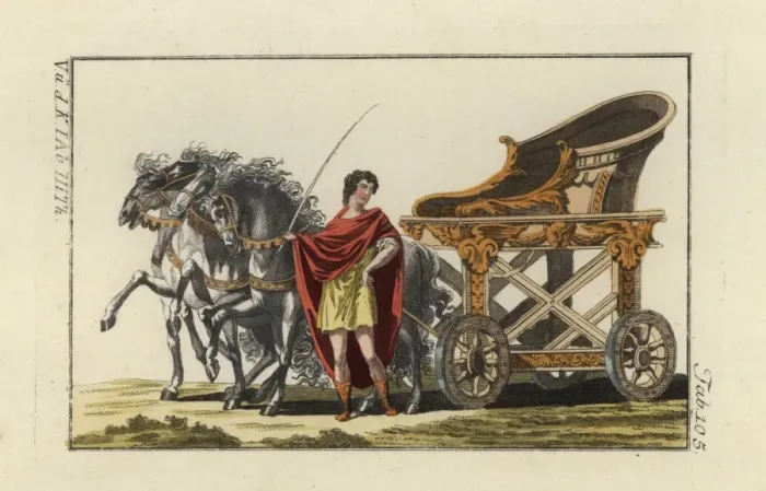 Framed Print : Four-horse chariot of the Praetorian Prefect Framed Print : Four-horse chariot of the Praetorian Prefect