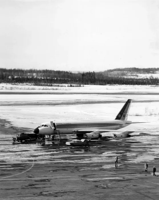 Framed Print : The fourth Convair 880 N8801E at Anchorage Alaska Framed Print : The fourth Convair 880 N8801E at Anchorage Alaska