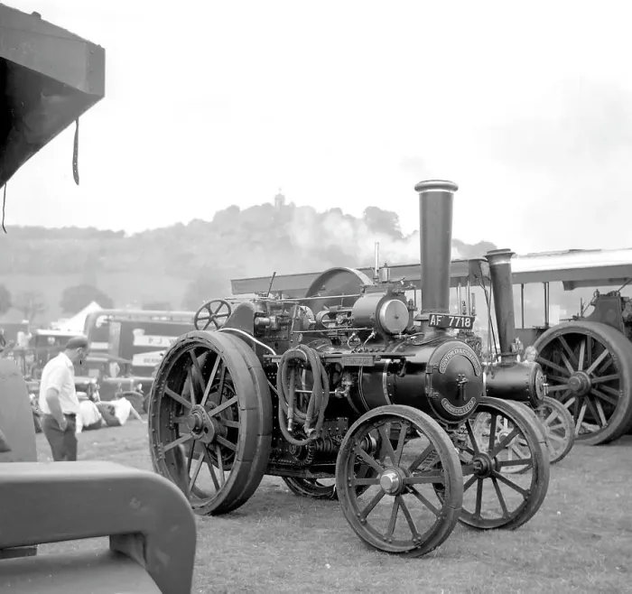 Framed Print : Fowler General Purpose Engine number 16044 Iron Ada
