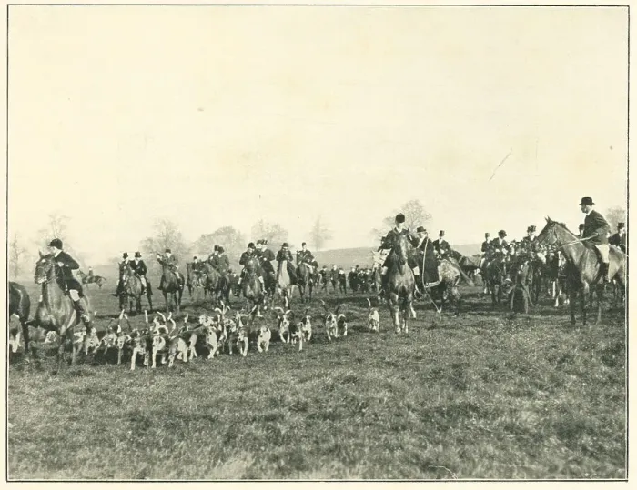 Framed Print : Fox Hunting Party, Lincolnshire Framed Print : Fox Hunting Party, Lincolnshire