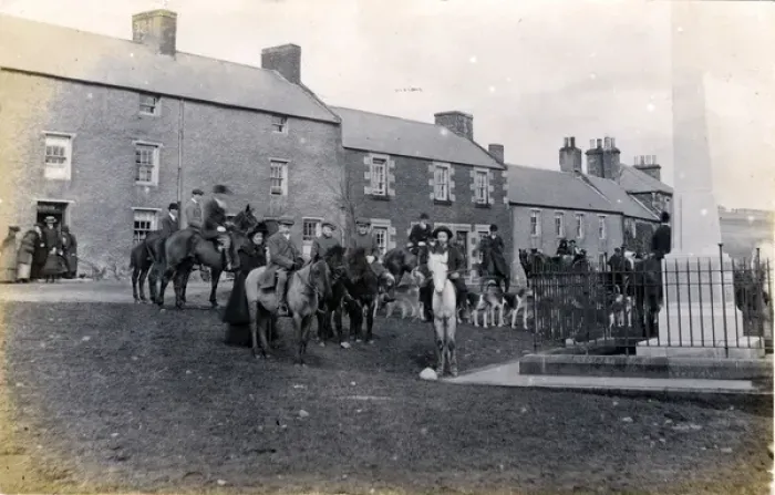 Framed Print : Foxhunt Meet, Town Yetholm, England Framed Print : Foxhunt Meet, Town Yetholm, England