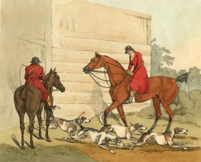 Framed Print : Foxhunting scene by Henry Alken Framed Print : Foxhunting scene by Henry Alken