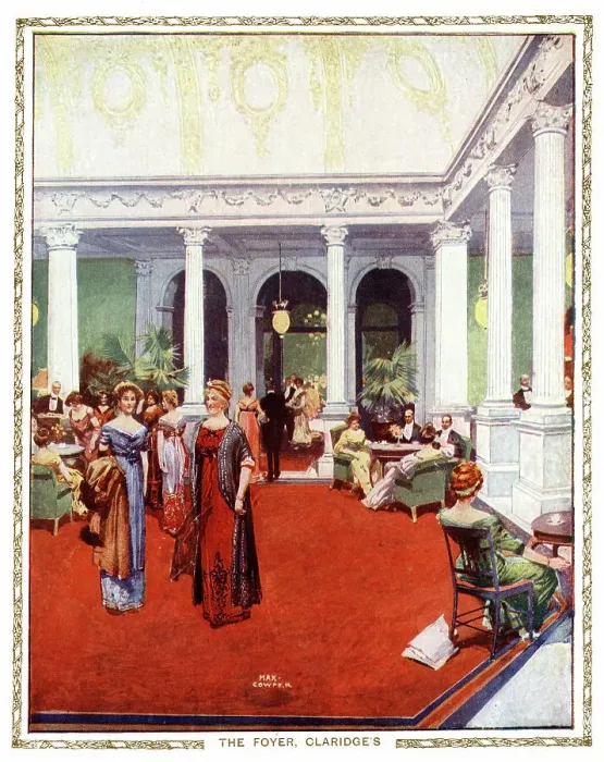 Framed Print : The Foyer, Claridge's Hotel, London Framed Print : The Foyer, Claridge's Hotel, London
