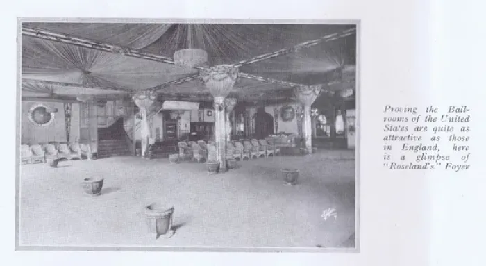 Framed Print : Foyer in the New York dancing establishment Roseland, 1924 Framed Print : Foyer in the New York dancing establishment Roseland, 1924