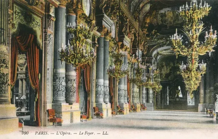 Framed Print : The Foyer of the Opera - Paris, France Framed Print : The Foyer of the Opera - Paris, France