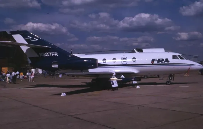 Framed Print : FRA Falcon 20 - N907FR Framed Print : FRA Falcon 20 - N907FR