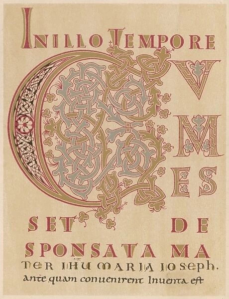 Fragment of Sintrams Evangelium Longum