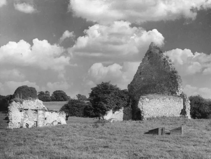 Framed Print : Fragments of the once great priory at West Acre, Norfolk, England Framed Print : Fragments of the once great priory at West Acre, Norfolk, England