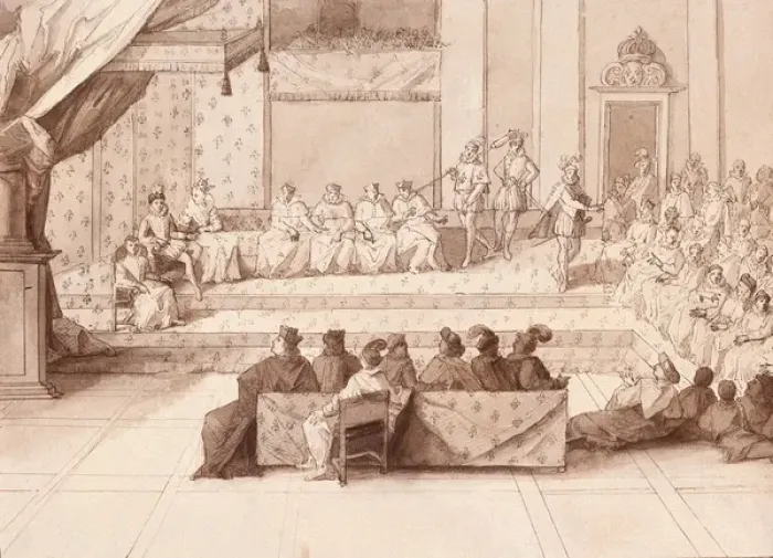 Framed Print : France (1588). Assembly of the General States (29-II-1588) Framed Print : France (1588). Assembly of the General States (29-II-1588)
