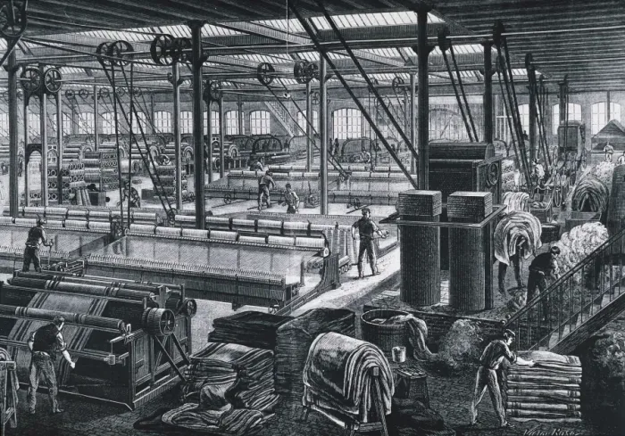 Framed Print : France (1859-1895). Main workshop in Rime et Framed Print : France (1859-1895). Main workshop in Rime et