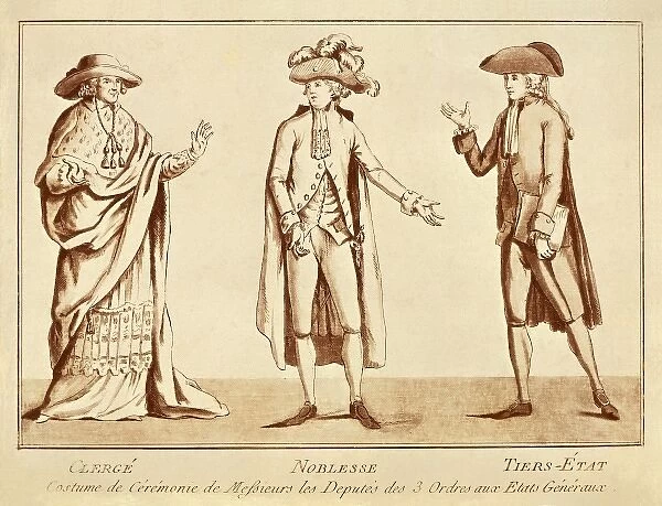 France (18th c. ). Ceremonial dres of the deputies