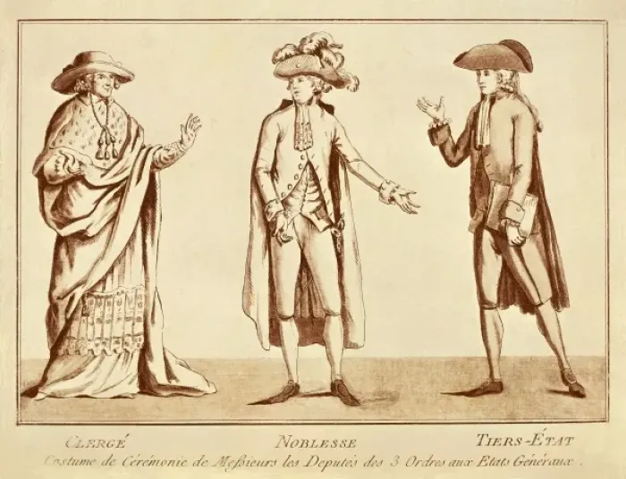 Framed Print : France (18th c. ). Ceremonial dres of the deputies Framed Print : France (18th c. ). Ceremonial dres of the deputies