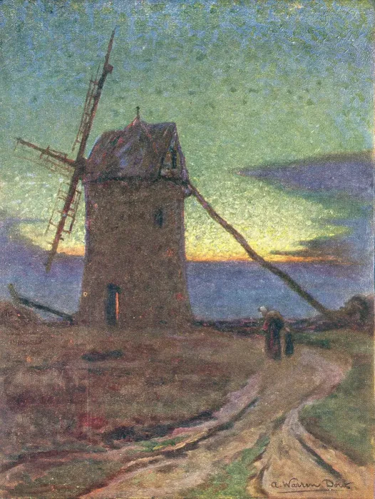 Framed Print : A Mill In France Framed Print : A Mill In France