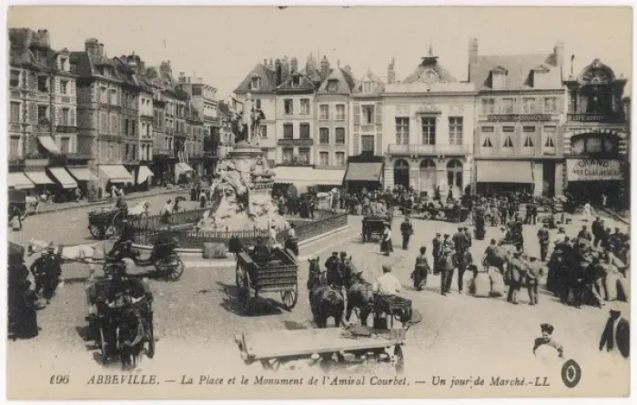 Framed Print : France / Abbeville C1905 Framed Print : France / Abbeville C1905