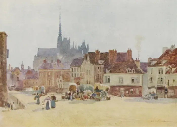 Framed Print : France  /  Amiens 1907