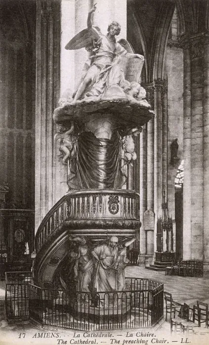 Framed Print : France - Amiens - The Cathedral - The Crying Angel Statue Framed Print : France - Amiens - The Cathedral - The Crying Angel Statue