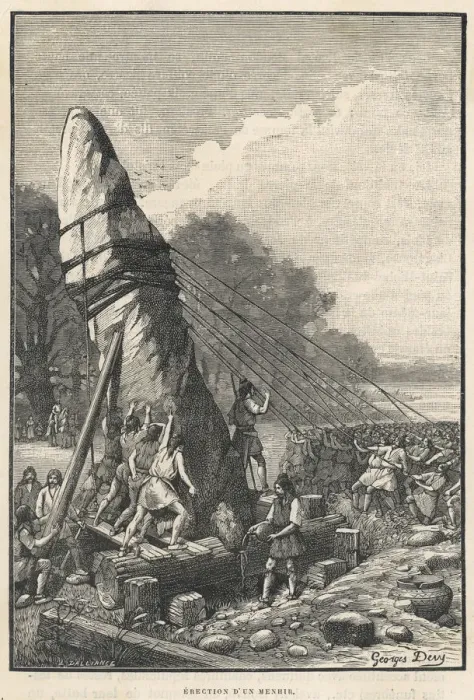 Framed Print : FRANCE / ARCHAE / MENHIR Framed Print : FRANCE / ARCHAE / MENHIR
