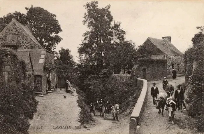 Framed Print : France, Carhaix - Delightful rural scene Framed Print : France, Carhaix - Delightful rural scene