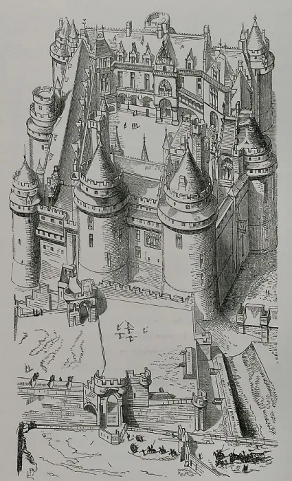 Framed Print : France. Castle of Pierrefonds. View of the castle Framed Print : France. Castle of Pierrefonds. View of the castle