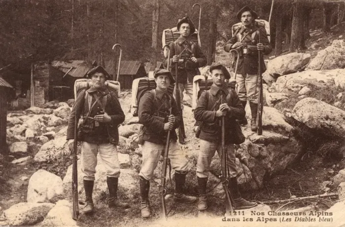 Framed Print : France - Chasseurs Alpins Framed Print : France - Chasseurs Alpins