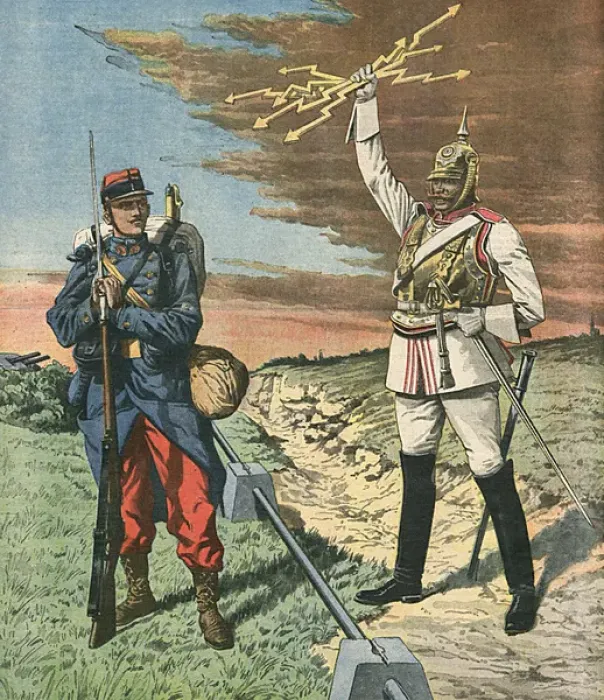 Framed Print : France and the Kaiser Framed Print : France and the Kaiser