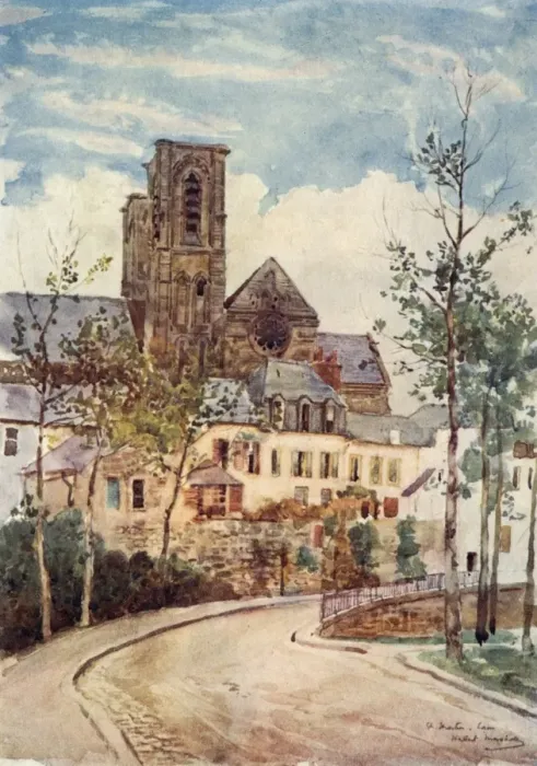 Framed Print : France / Laon Street 1907 Framed Print : France / Laon Street 1907