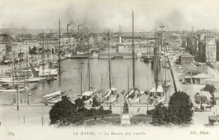 Framed Print : France, Le Havre - The Yacht Harbour Framed Print : France, Le Havre - The Yacht Harbour