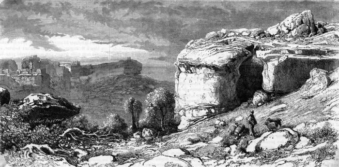 Framed Print : FRANCE / LES BAUX 1864 Framed Print : FRANCE / LES BAUX 1864