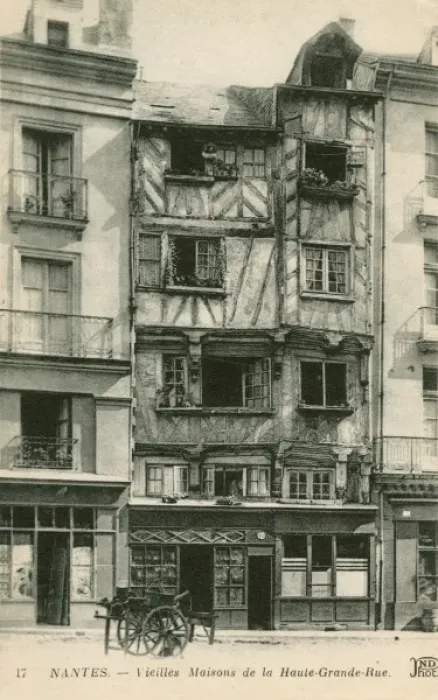 Framed Print : France, Nantes - Old Houses