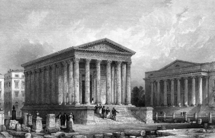 Framed Print : France Nimes Framed Print : France Nimes