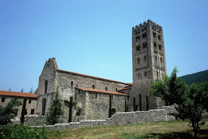 Framed Print : France. Occitanie Region. The Abbey of Saint-Michel de Cuxa Framed Print : France. Occitanie Region. The Abbey of Saint-Michel de Cuxa