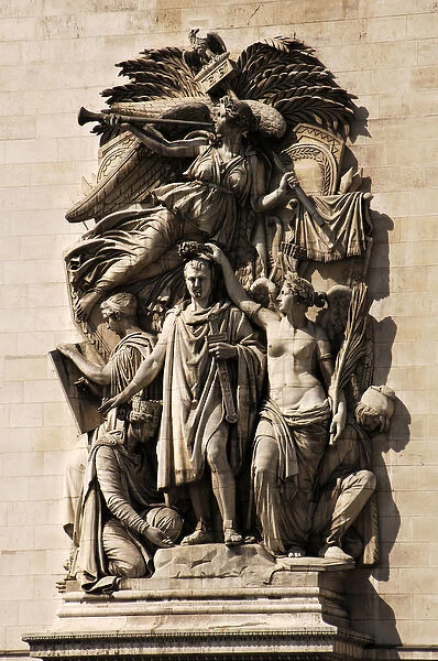France. Paris. Arc de Triomphe. Le Triomphe by Jean-Pierre