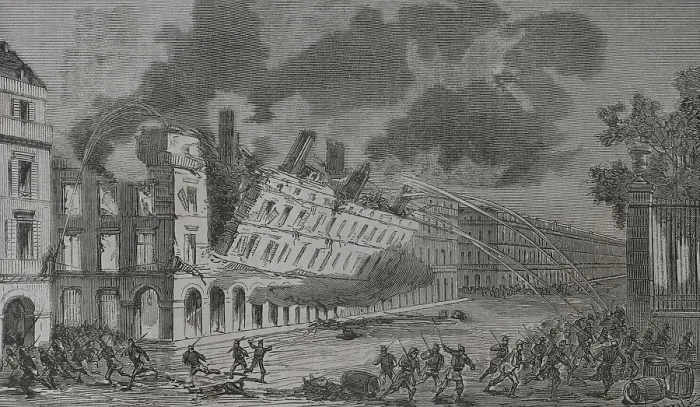 Framed Print : France. Paris Commune. Rue de Rivoli (Rivoli Street) Framed Print : France. Paris Commune. Rue de Rivoli (Rivoli Street)