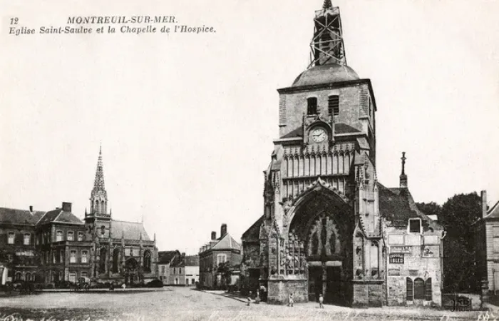 Framed Print : France, Pas-de-Calais Department - Montreuil-sur-Mer Framed Print : France, Pas-de-Calais Department - Montreuil-sur-Mer